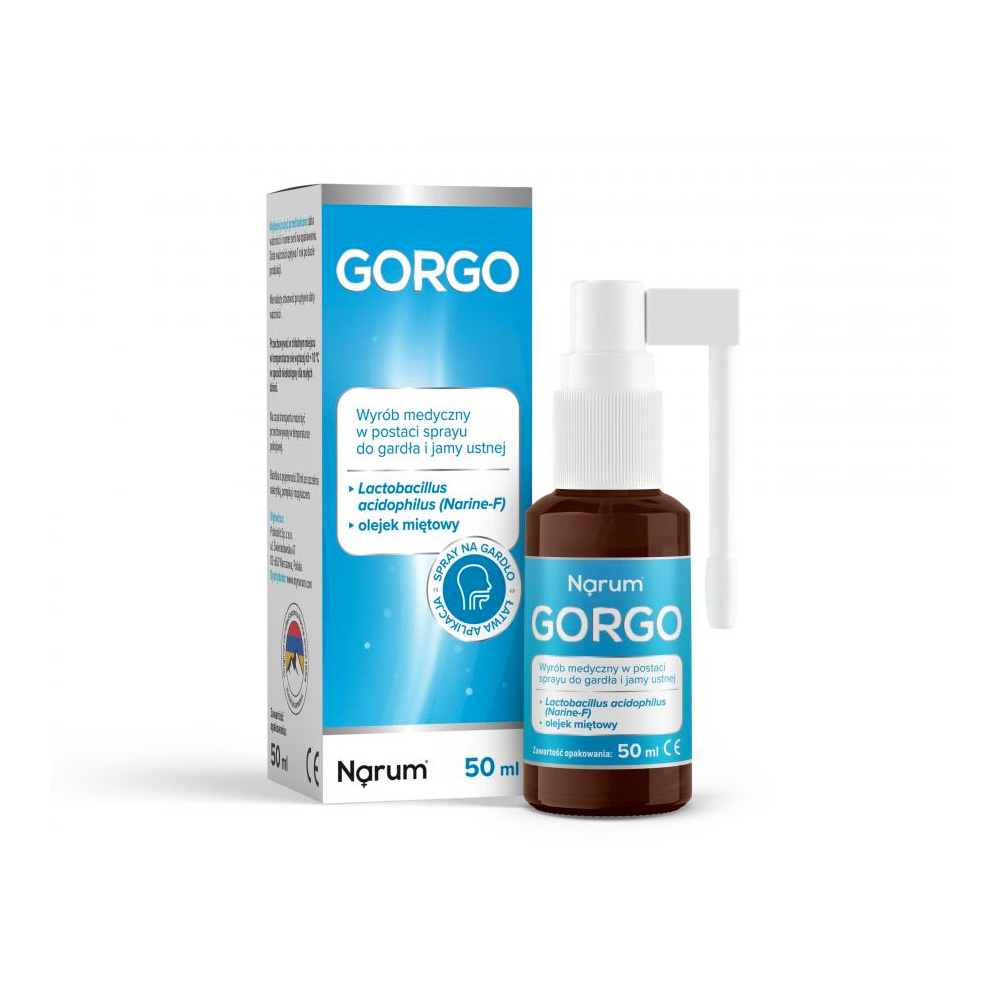 Verfügbar ab Herbst 2024 - Gorgo 50 ml, Rachen- und  Mundspray, Medizinisches Produkt 